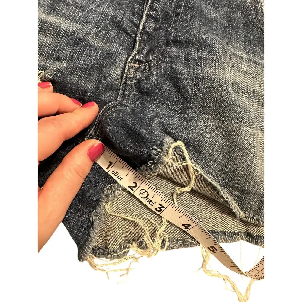 Adriano Goldschmeid AG The Hailey Ex-Boyfriend Roll-Up Jean Shorts Size 31 - Picture 6 of 8